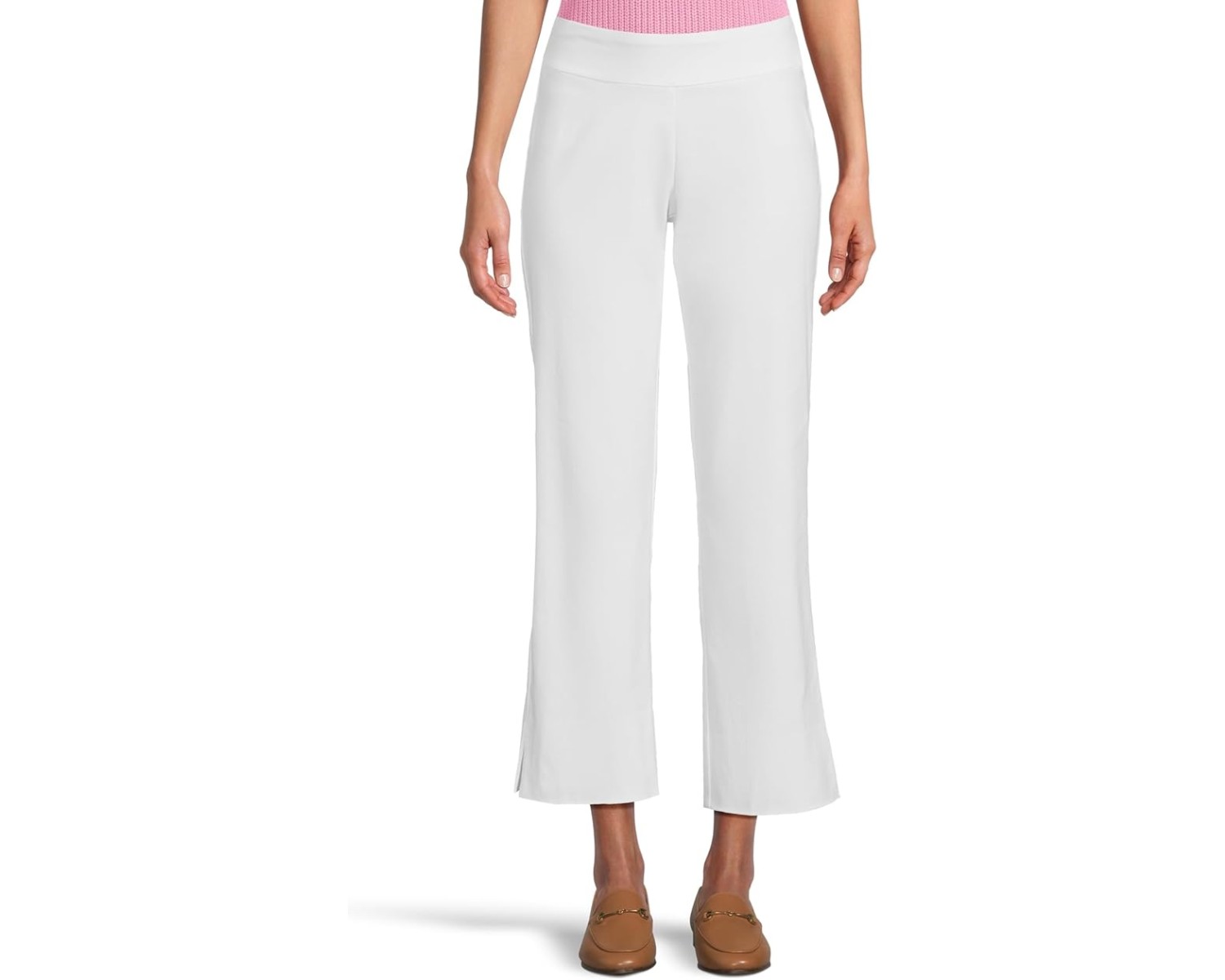 Stretch Linen Wide Ankle