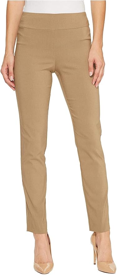 Pull-On Denim Ankle Pants